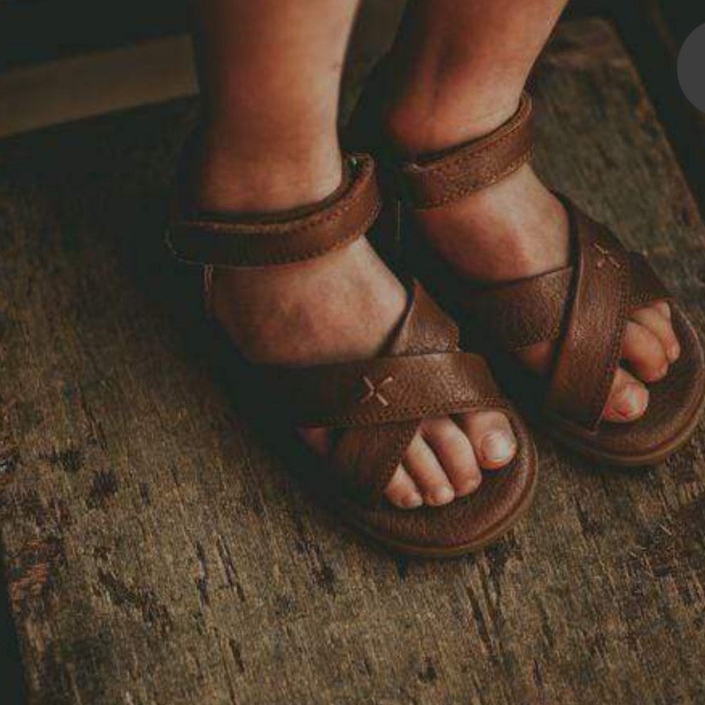 π’SOLDπ’ Donsje OTIS SANDAL - COGNAC LEATHER - Picture 1 of 5